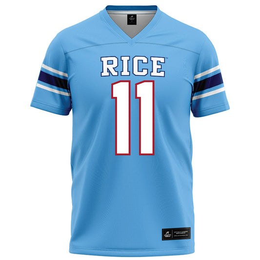 Rice - NCAA Football : Tyson Thompson - Light Blue Jersey