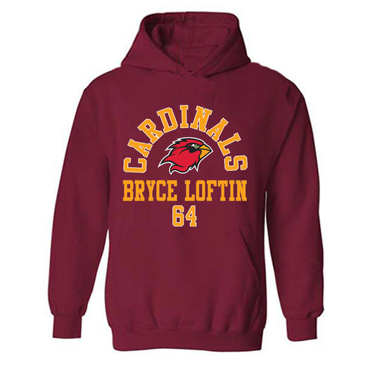 Lamar - NCAA Football : Bryce Loftin - Hooded Sweatshirt Classic Fashion Shersey