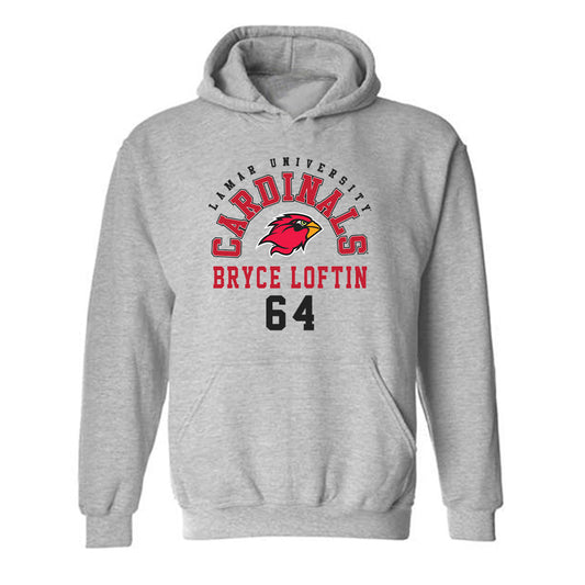 Lamar - NCAA Football : Bryce Loftin - Hooded Sweatshirt Classic Fashion Shersey