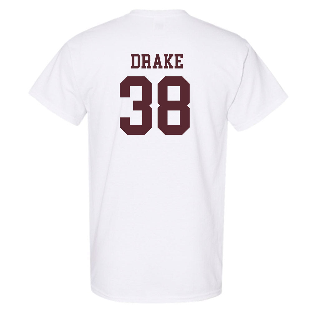 Texas State University Baseball White Long Sleeve - #38 Colten Drake