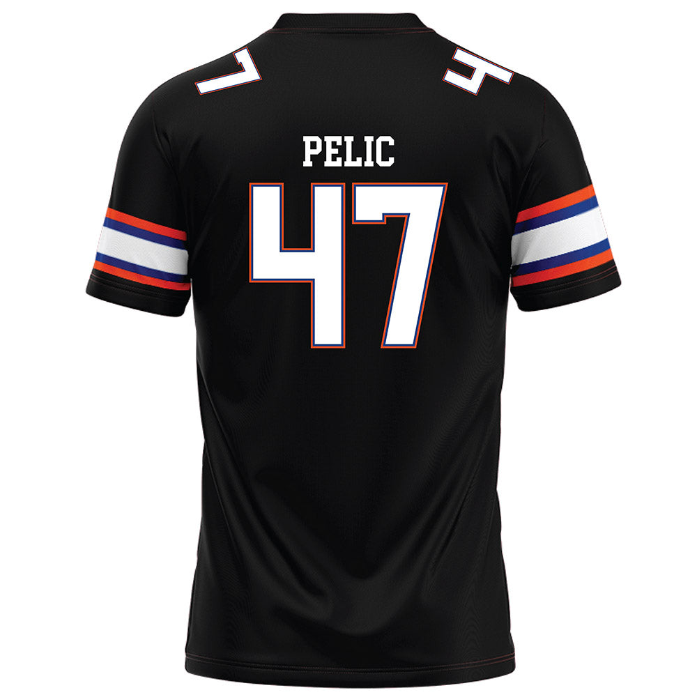 Florida - NCAA Football : Justin Pelic - Black Fashion Jersey
