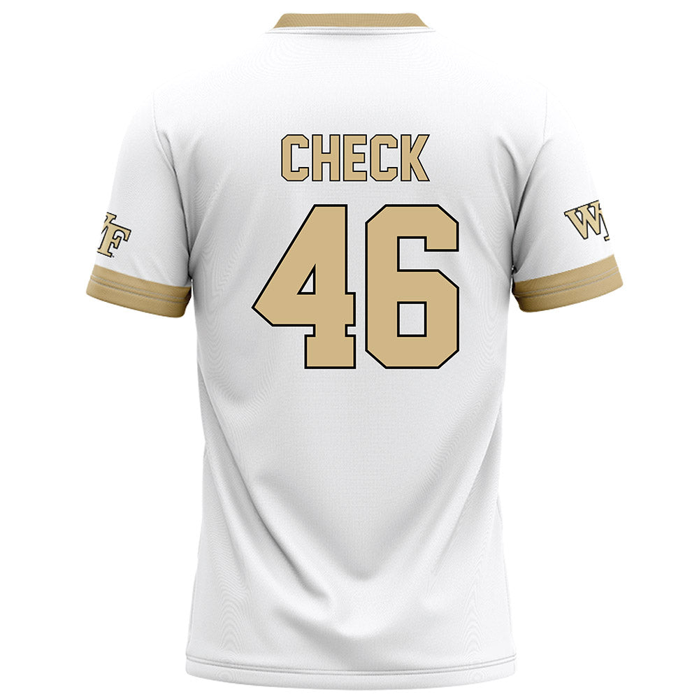 Wake Forest - NCAA Football : Kevin Check - White Jersey
