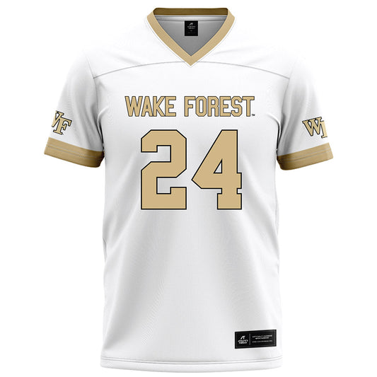 Wake Forest - NCAA Football : Dylan Hazen - White Jersey