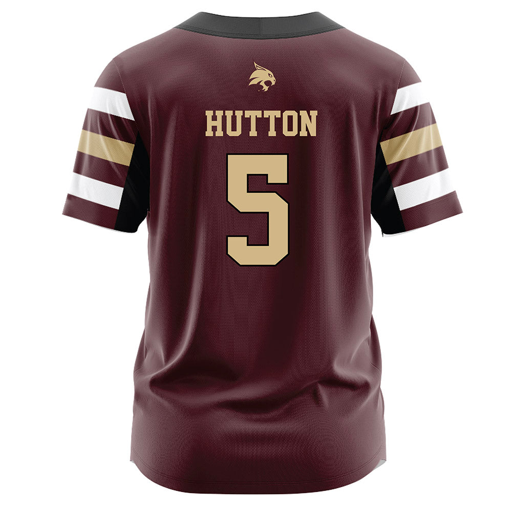 Texas State - NCAA Softball : Kamden Hutton - Baseball Jersey
