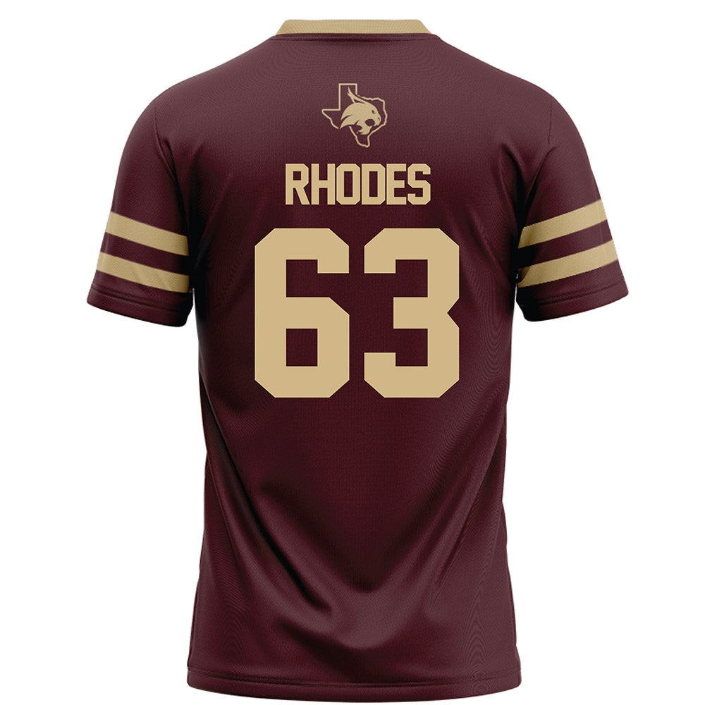 Texas State - NCAA Football : Aidin Rhodes - Football Jersey