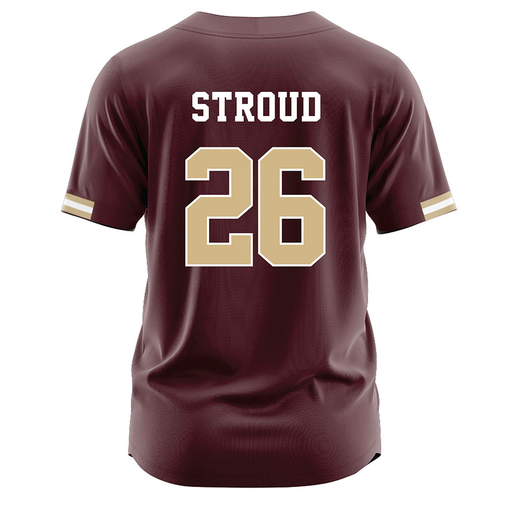 Texas State - NCAA Baseball : Jack Stroud - Baseball Jersey