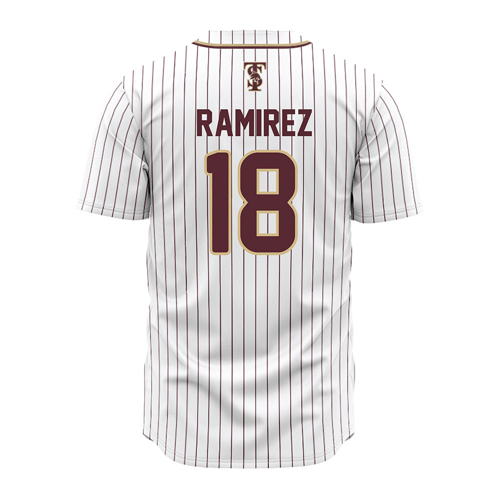 Texas State - NCAA Baseball : August Ramirez - Baseball Jersey