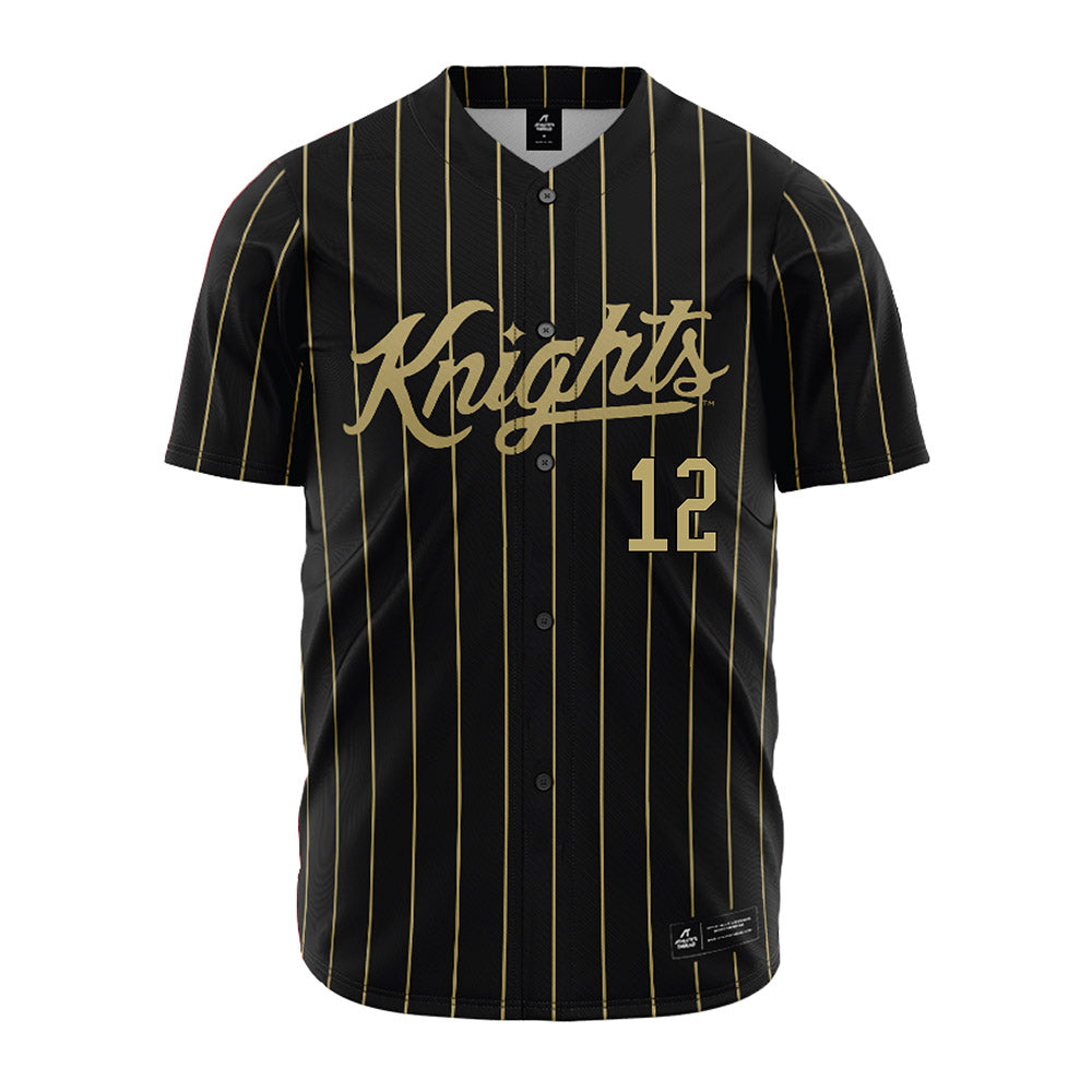 Custom NCAA Baseball Jerseys UCF Knights Black Name and Number College Jersey