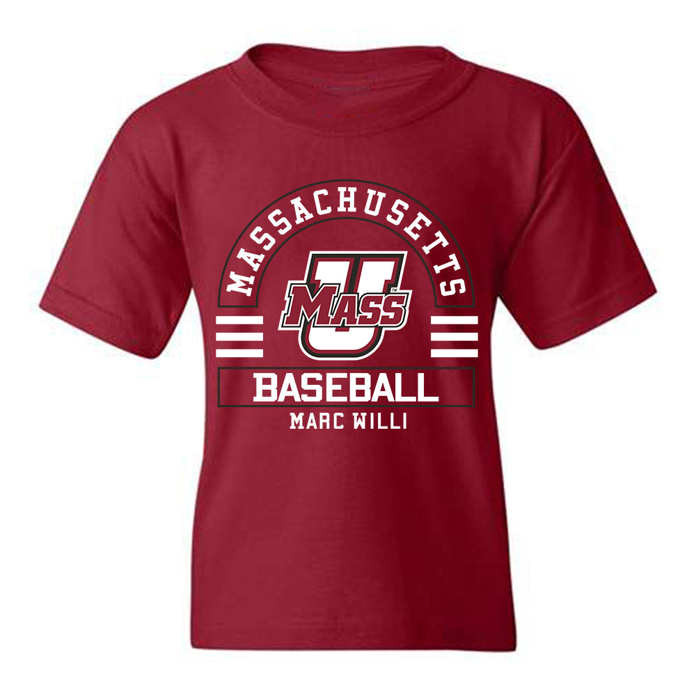 UMass - NCAA Baseball : Marc Willi - Youth T-Shirt Classic Fashion Shersey
