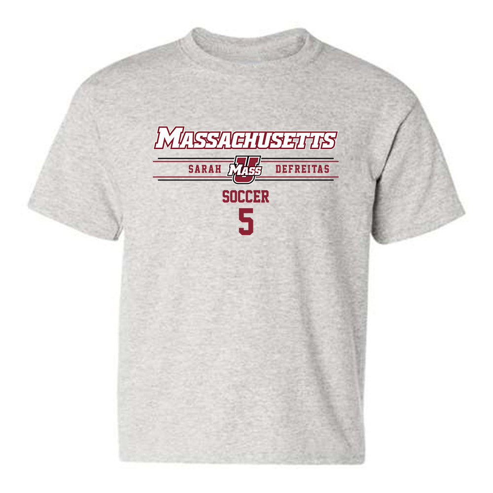 UMass - NCAA Women's Soccer : Sarah DeFreitas - Youth T-Shirt Classic Fashion Shersey