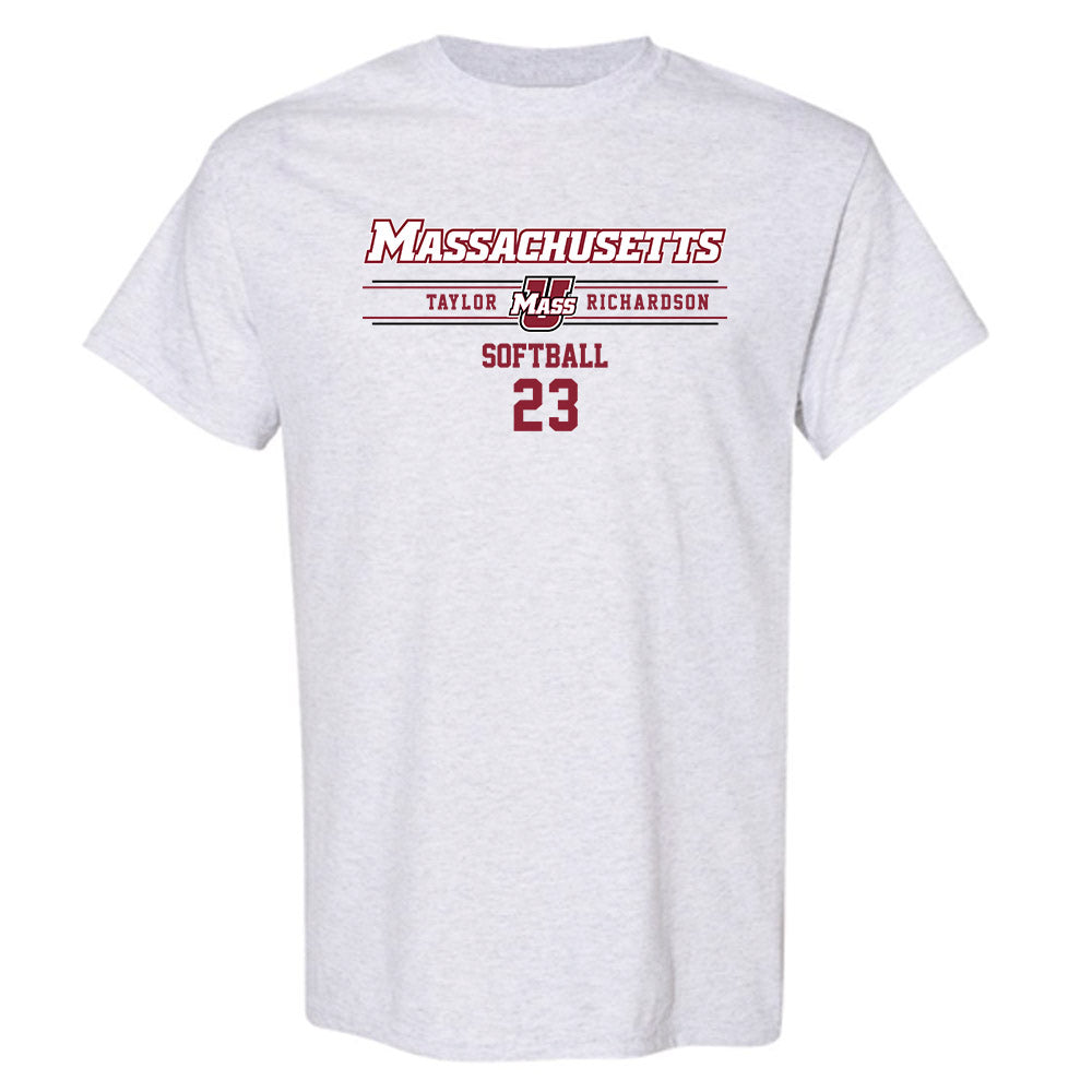 UMass - NCAA Softball : Taylor Richardson - T-Shirt Classic Fashion Shersey