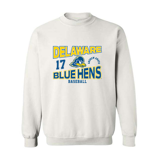 Delaware - NCAA Baseball : Andrew Amato - Crewneck Sweatshirt Classic Fashion Shersey