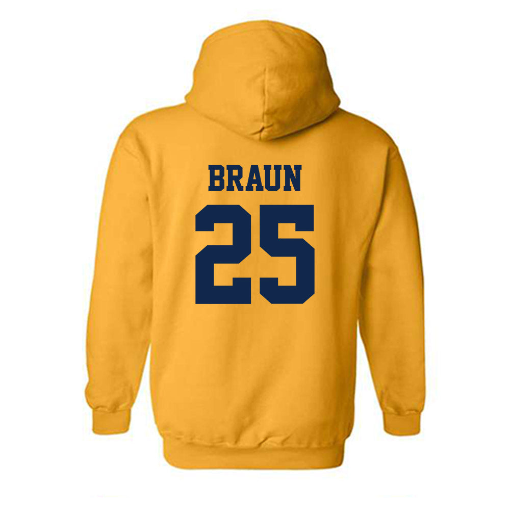 UCSD - NCAA Men's Soccer : Keenai Braun - Hooded Sweatshirt Classic Shersey