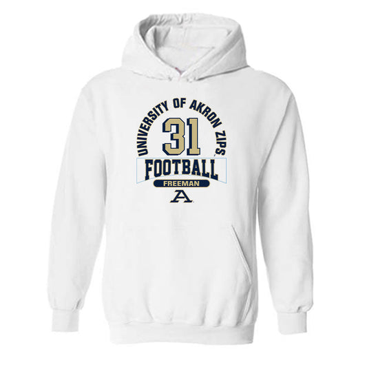 Akron - NCAA Football : Fahrell Freeman - Hooded Sweatshirt Classic Fashion Shersey