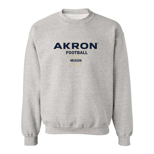 Akron - NCAA Football : Jon'Trell Mixon - Crewneck Sweatshirt Classic Fashion Shersey