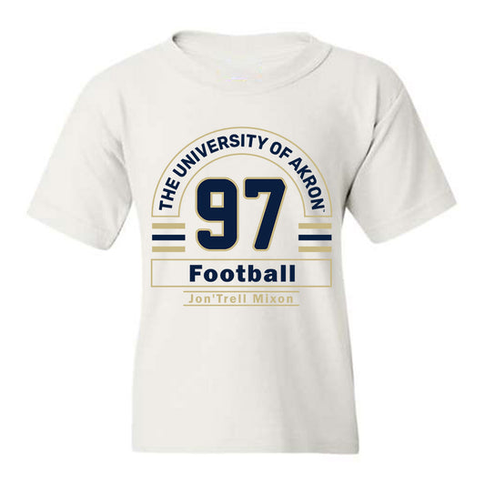 Akron - NCAA Football : Jon'Trell Mixon - Youth T-Shirt Classic Shersey