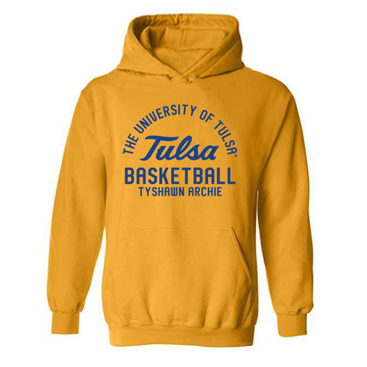 Tulsa - NCAA Men's Basketball : Tyshawn Archie - Hooded Sweatshirt Classic Fashion Shersey