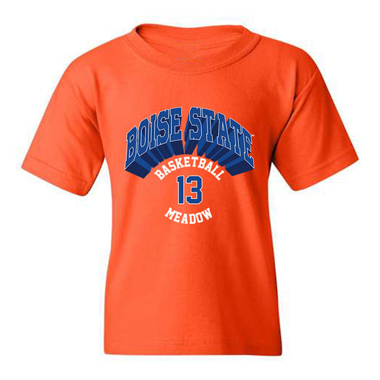 Boise State - NCAA Men's Basketball : Andrew Meadow - Youth T-Shirt Classic Fashion Shersey