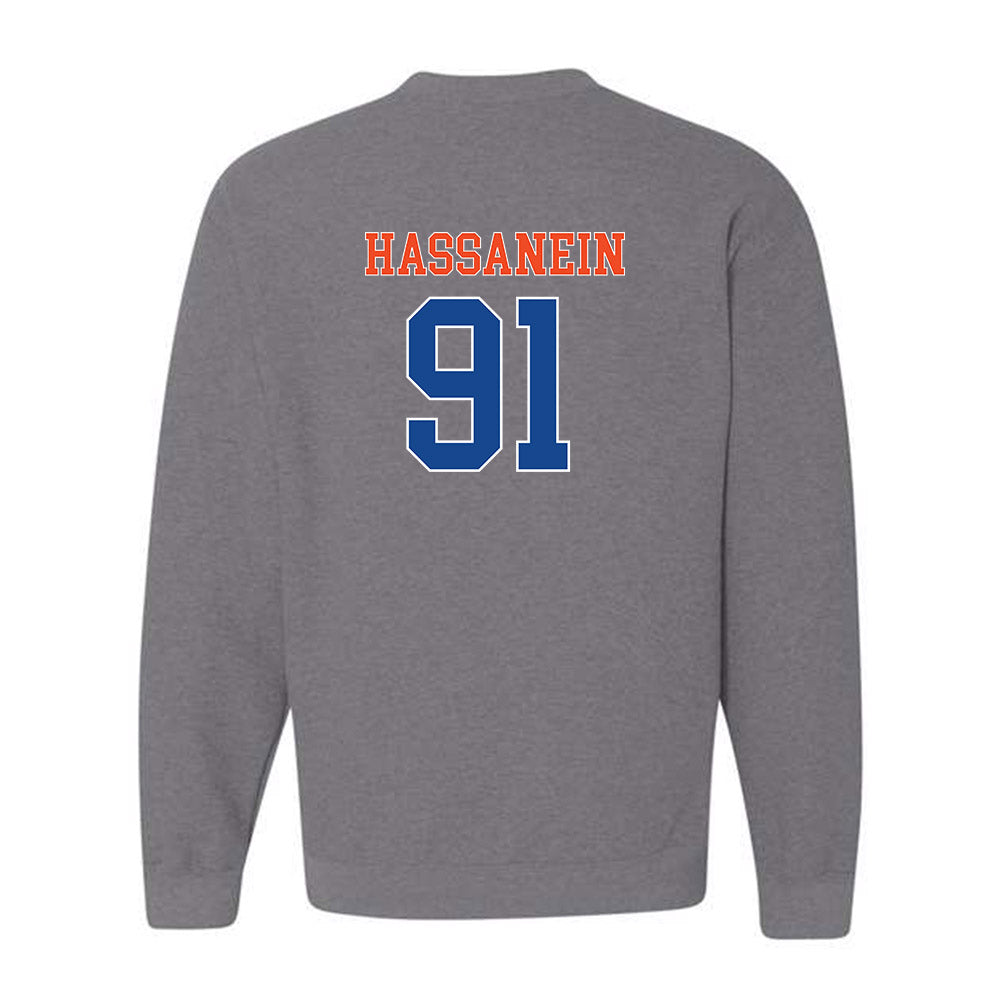 Boise State - NCAA Football : Ahmed Hassanein - Crewneck Sweatshirt Classic Shersey
