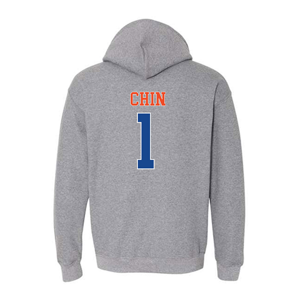 Boise State - NCAA Men's Tennis : John Chin - Hooded Sweatshirt Classic Shersey
