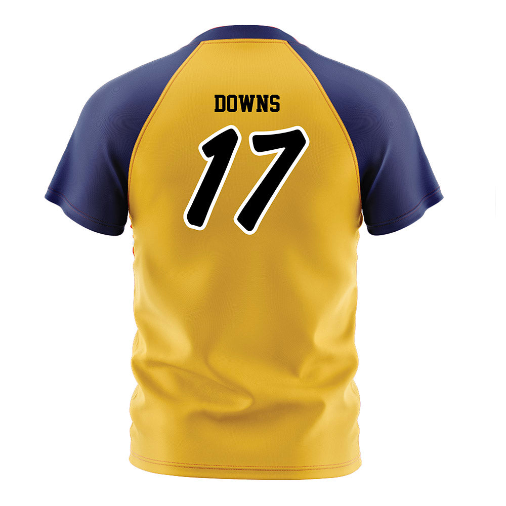 Marquette - NCAA Women's Soccer : Cate Downs - Gold Soccer Jersey