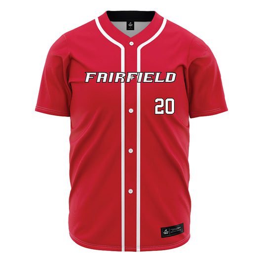 Fairfield - NCAA Baseball : Tyler Kipp - Baseball Jersey