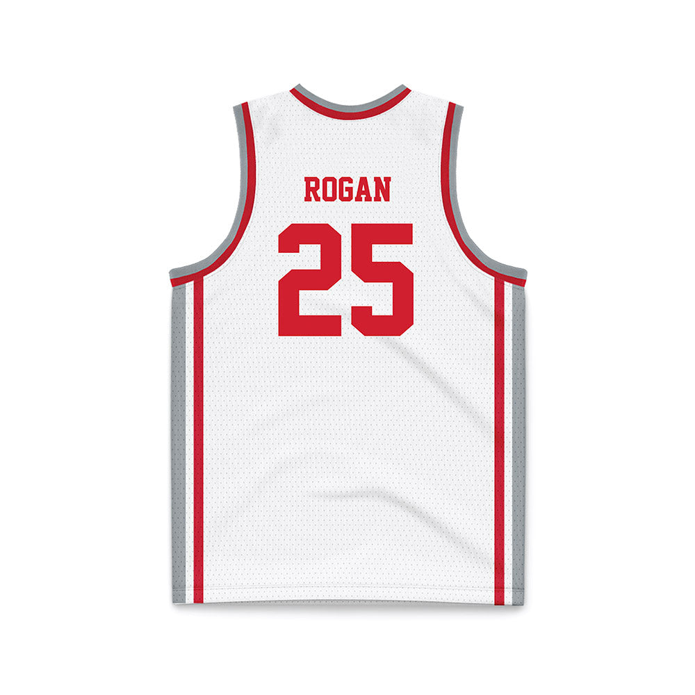 Fairfield - NCAA Men's Basketball : Michael Rogan - Basketball Jersey White