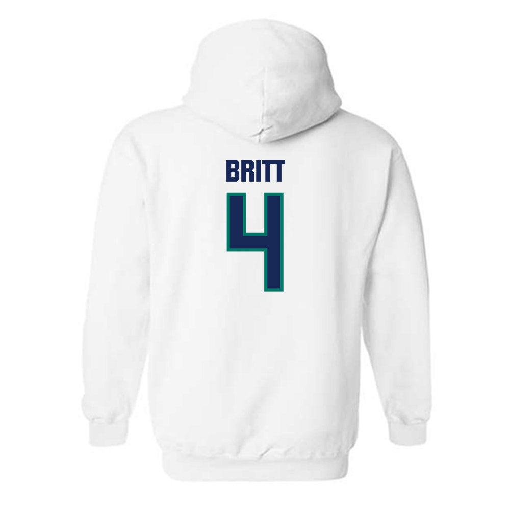UNC Wilmington - NCAA Softball : Morgan Britt - Hooded Sweatshirt Classic Shersey