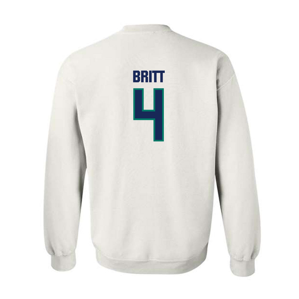 UNC Wilmington - NCAA Softball : Morgan Britt - Crewneck Sweatshirt Classic Shersey
