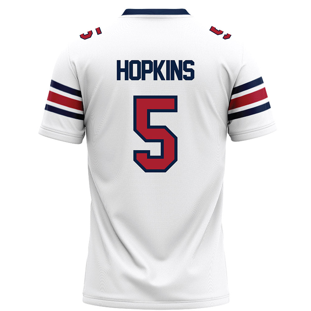 Liberty - NCAA Football : Elijah Hopkins - White Football Jersey