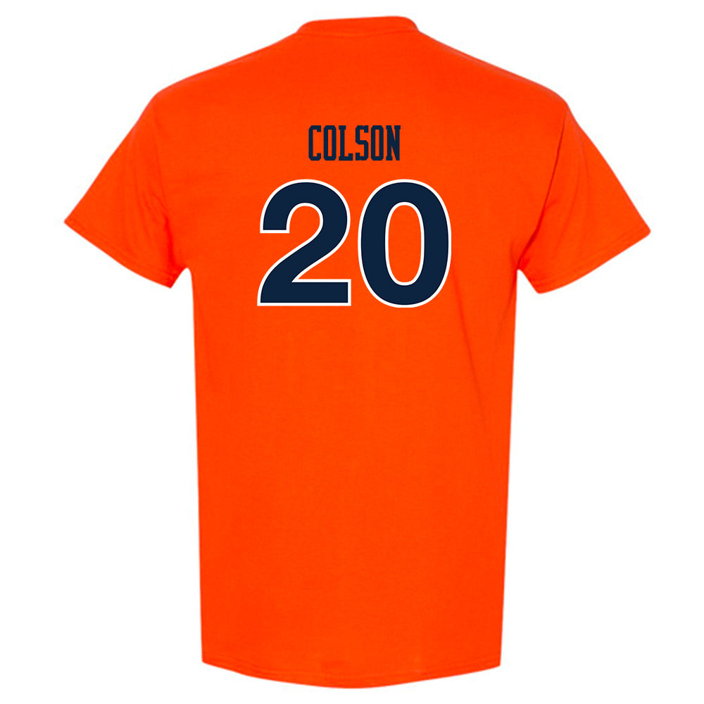 Auburn - NCAA Women's Soccer : Hayden Colson - Orange Replica Shersey Short Sleeve T-Shirt
