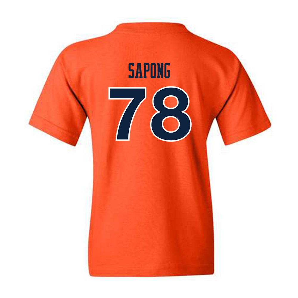 Auburn - NCAA Women's Soccer : Jenna Sapong - Orange Replica Shersey Youth T-Shirt
