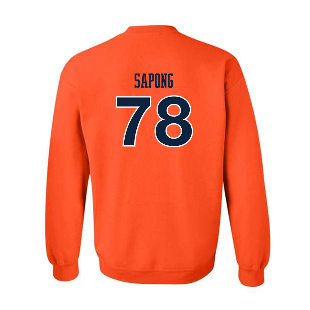 Auburn - NCAA Women's Soccer : Jenna Sapong - Orange Replica Shersey Sweatshirt