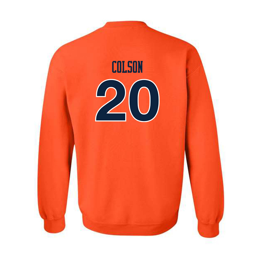 Auburn - NCAA Women's Soccer : Hayden Colson - Orange Replica Shersey Sweatshirt