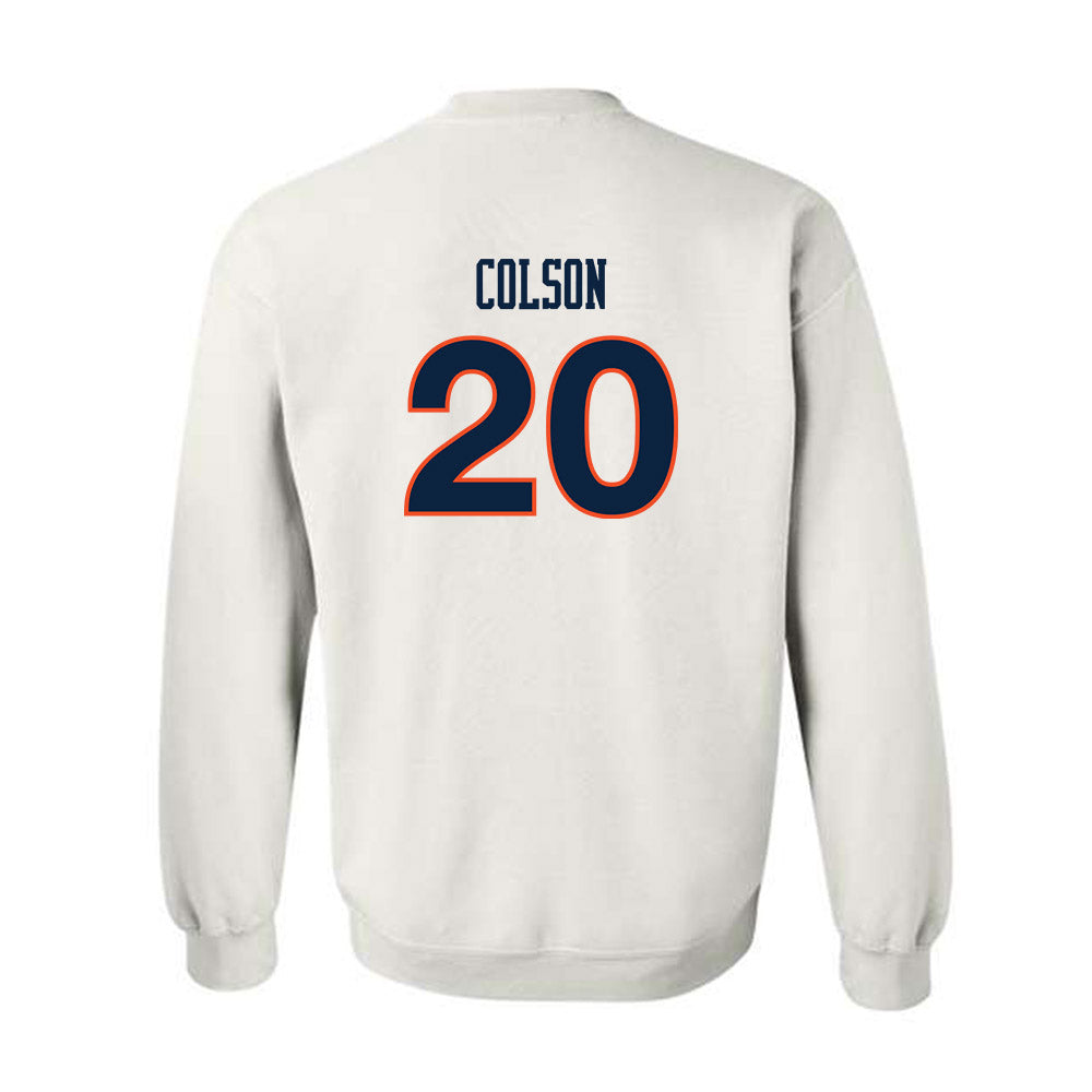 Auburn - NCAA Women's Soccer : Hayden Colson - White Replica Shersey Sweatshirt
