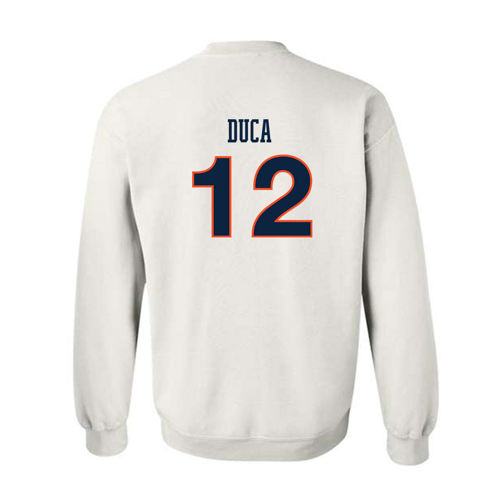 Auburn - NCAA Women's Soccer : Haley Duca - White Replica Shersey Sweatshirt