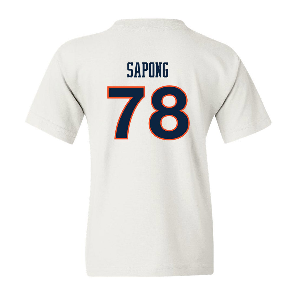Auburn - NCAA Women's Soccer : Jenna Sapong - White Replica Shersey Youth T-Shirt