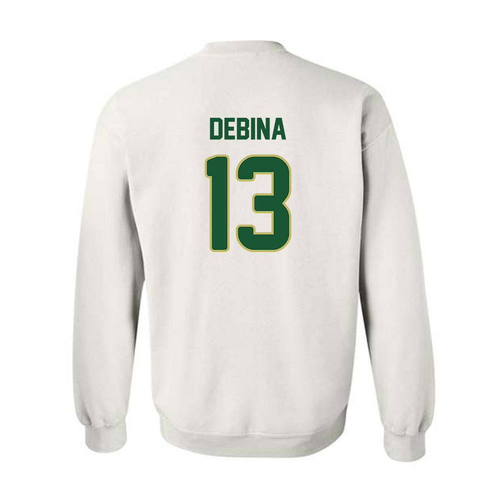 Colorado State - NCAA Women's Volleyball : Jazen DeBina - White Replica Shersey Sweatshirt