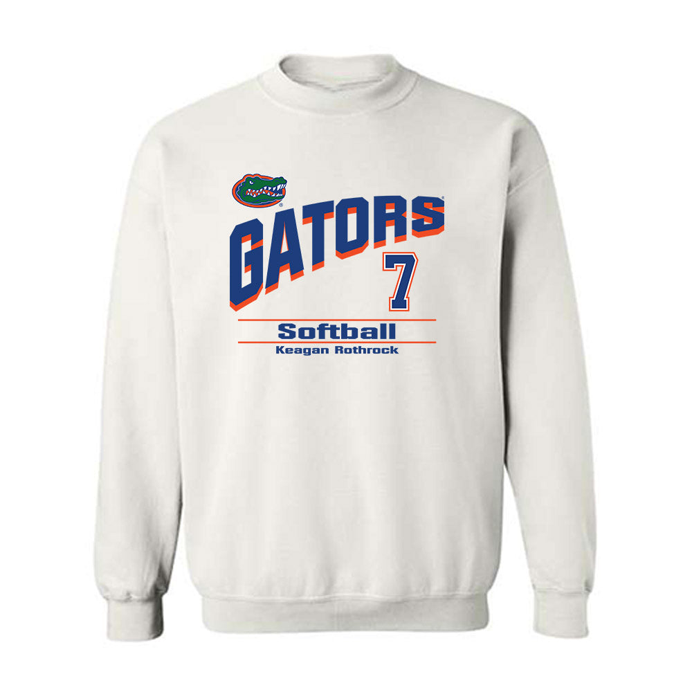 Florida - NCAA Softball : Keagan Rothrock - Crewneck Sweatshirt Classic Shersey