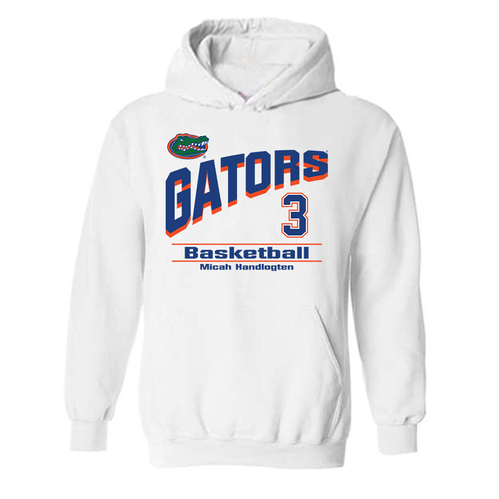 Florida - NCAA Men's Basketball : Micah Handlogten - Hooded Sweatshirt Classic Shersey