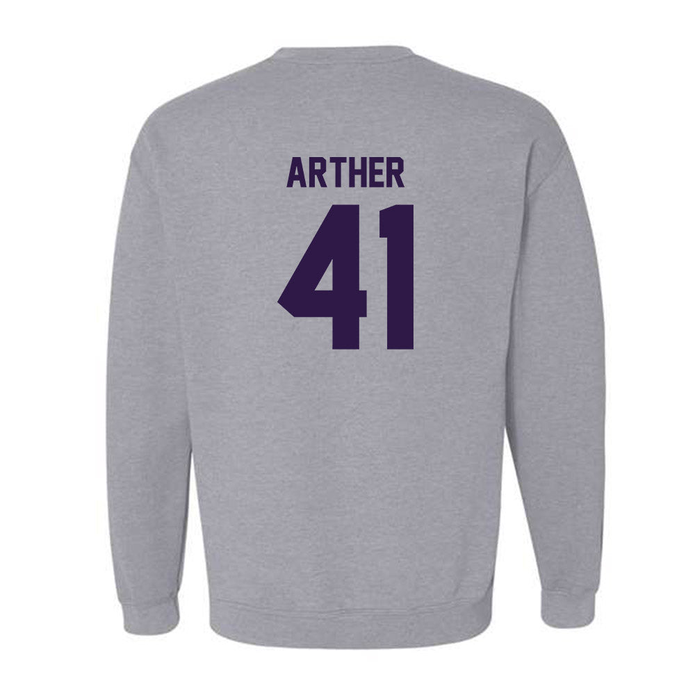 Kansas State - NCAA Baseball : Adam Arther - Crewneck Sweatshirt Classic Shersey