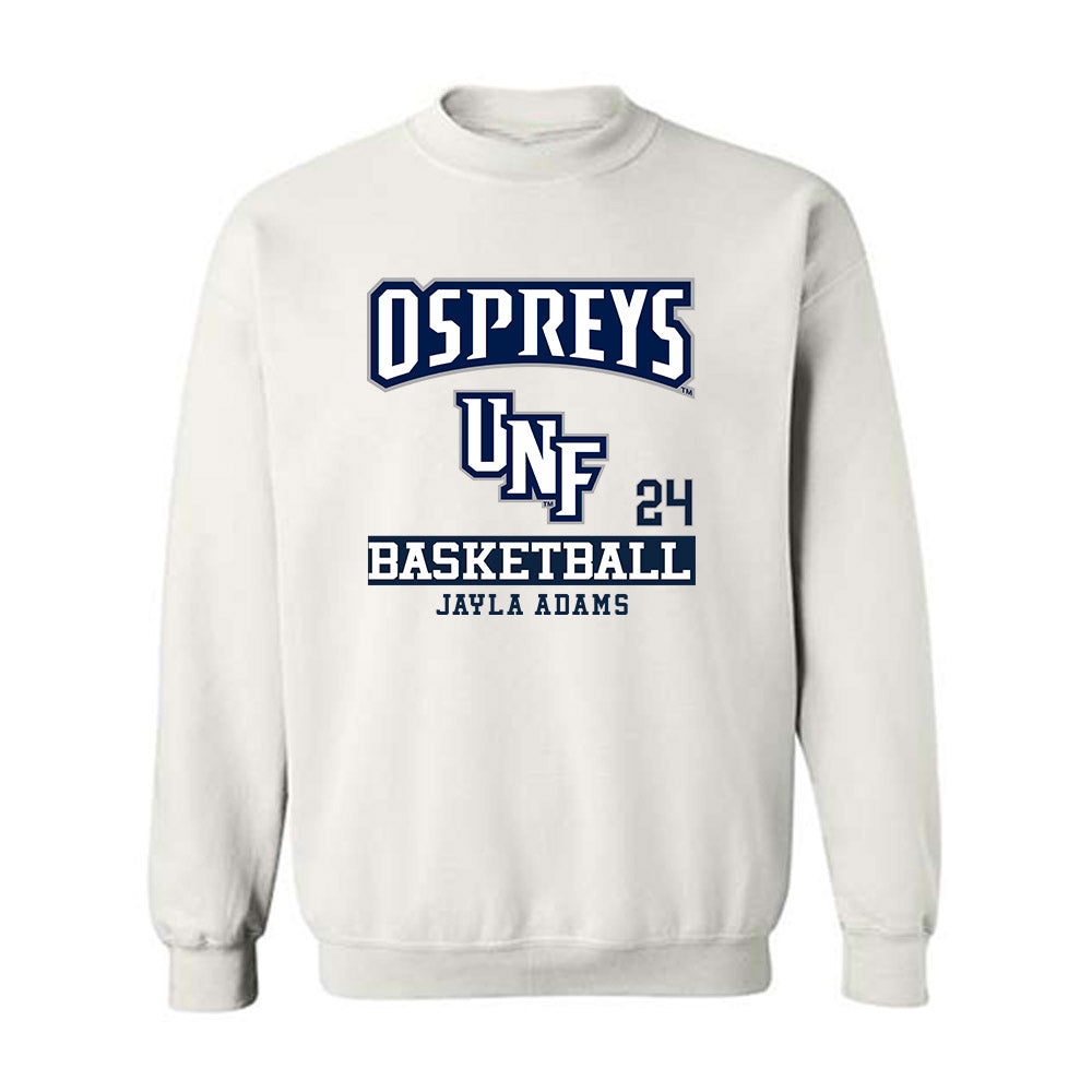 UNF - NCAA Women's Basketball : Jayla Adams - Crewneck Sweatshirt Classic Fashion Shersey