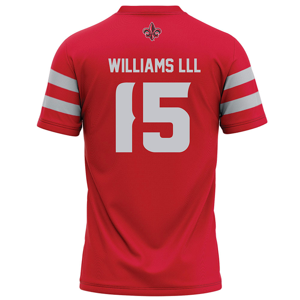 Louisiana - NCAA Football : Robert Williams lll - Red Football Jersey