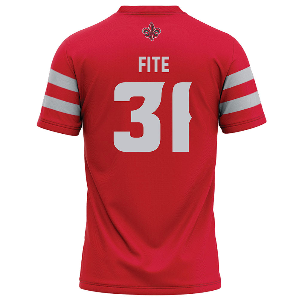 Louisiana - NCAA Football : Trey Fite - Football Jersey