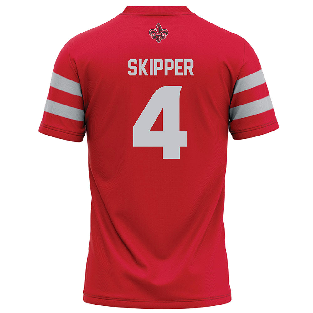 Louisiana - NCAA Football : Tyree Skipper - Red Football Jersey
