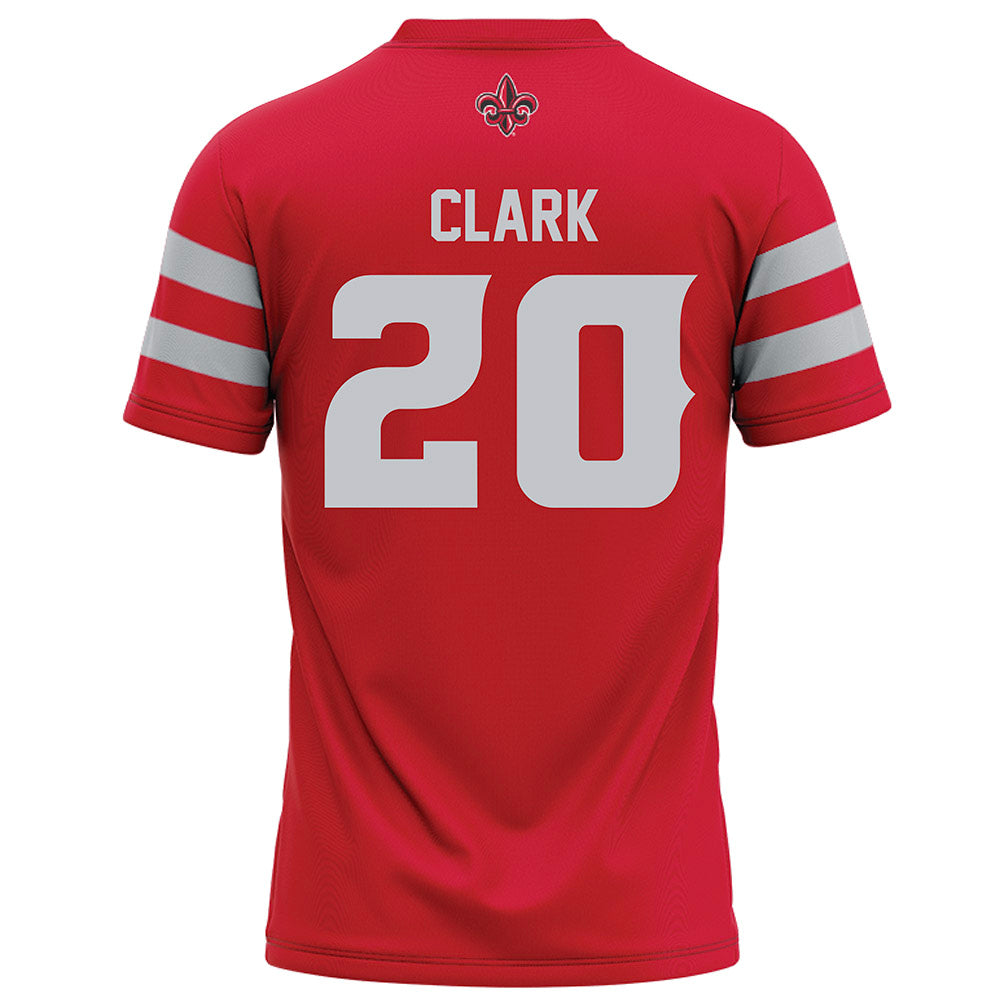 Louisiana - NCAA Football : Jalen Clark - Red Football Jersey