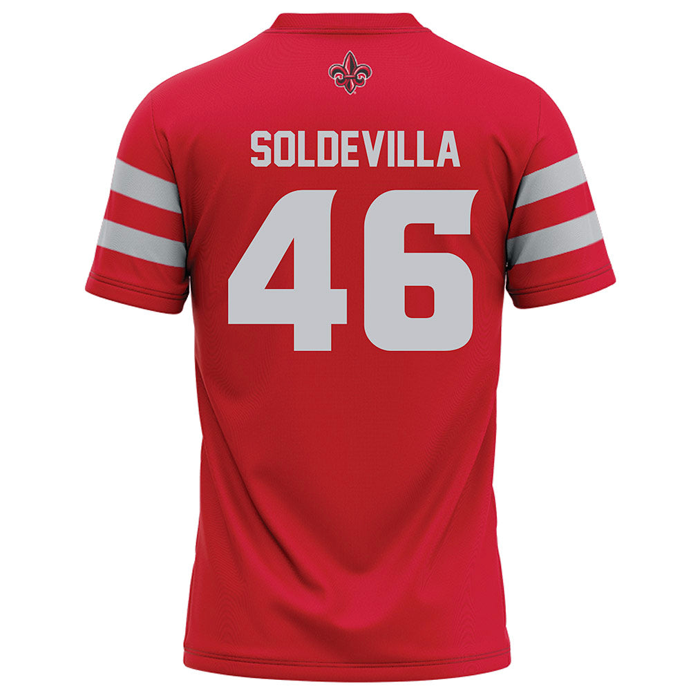 Louisiana - NCAA Football : Emiliano Soldevilla - Football Jersey