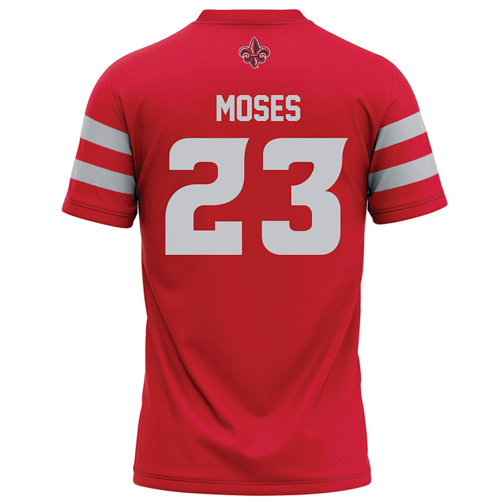 Louisiana - NCAA Football : Jeremiah Moses - Red Football Jersey