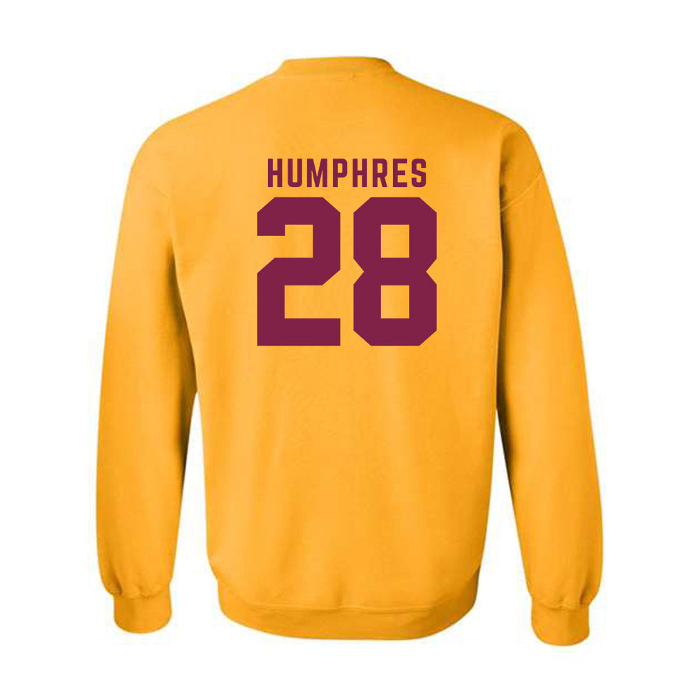 Arizona State - NCAA Baseball : Austin Humphres - Crewneck Sweatshirt Classic Shersey