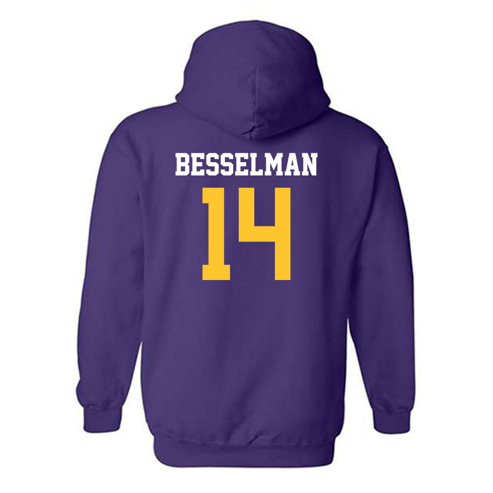 LSU - NCAA Women's Basketball : Izzy Besselman - Hooded Sweatshirt Classic Shersey